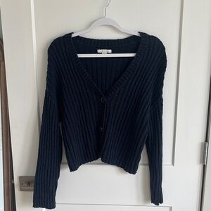 American Eagle Navy Button Cardigan